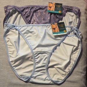 Vanity Fair Illumination String Bikini Panties Set Of 2 Size 8 XL